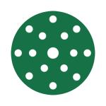 RUPES PROCUT Film Abrasive Discs 150mm (6") - 15 Holes - P220 Grit *Box of 50pcs