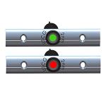 TACO Rub Rail Mounted LED Navigation Light Set - 4" w/Deutsch Plug Port & Starboard