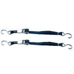 Rod Saver Stainless Steel Ratchet Tie-Down - 1" x 6' - Pair